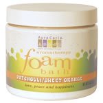 Aura Cacia Patchouli/Sweet Orange, Foam Bath, 14 oz. jar