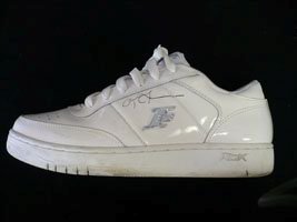 Iverson, Allen Autographed/Hand Signed Reebok shoe size 10.5