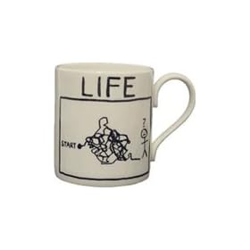 The Interesting Thoughts of Edward Monkton Fine Bone China Mug - Life