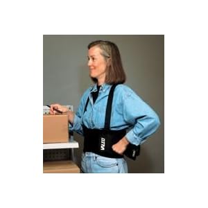 Valeo VES Large Standard Elastic Back Belt With Suspenders