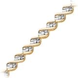 1/4 ct. tw. Diamond Fashion Bracelet in 10K Yellow Gold
