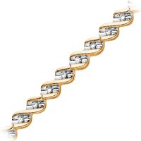 1/4 ct. tw. Diamond Fashion Bracelet in 10K Yellow Gold