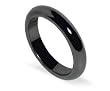 4 mm Magnetic Hematite Band Ring