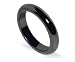 4 mm Magnetic Hematite Band Ring