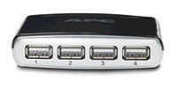 APC 19500SG-1G 4-Port 480Mbps USB 2.0 Hub
