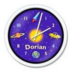 Olive Kids Out Of This World Clock Personalized