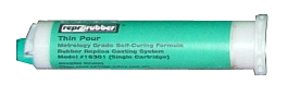 Flexbar 50 Ml. Green Thin Pour Cartridge For Use With Reprorubber Metrology Casting Quick Dispense Cartridge System Kit