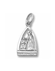 Rembrandt Charms, Confirmation Charm in Solid Sterling Silver or Gold
