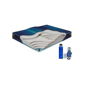 California King Waveless Waterbed Mattress 72w x 84L Boyd Lumbar Supreme with a Fill Kit & a 4oz Bottle of Premium Clear Bottle Conditioner