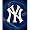 New York Yankees Light Weight Fleece MLB Blanket (Flashball Series) (50x60 )
