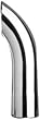 AP Products CTD-3500 Chrome Dipped 3-1/2 Double Turn Down Exhaust Tip