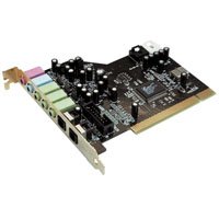 TerraTec Sound System Aureon 5.1 Pci Sound Card, 8/16 Bit Recording and Playback at up to 48 kHz Mono/Stereo, for Windows