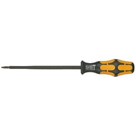 Wera Kraftform Plus 168 i VDE Insulated Square Socket #1 Professional Screwdriver,6" Shaft Length