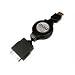 Cables Unlimited ZIP-DATA-A01B ZipLinq Retractable iPod/iPhone USB Charge and Sync Cable (Black)