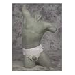 Sportaid Hernia Truss Double, White Measure Waist 30 Inches-35 Inches For Men Small - 1 ea