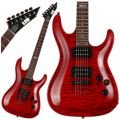 ESP MH Series MH-100QMNT Electric Guitar - See Thru Black Cherry
