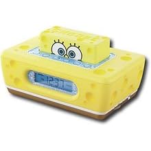 Nickelodeon SpongeBob SquarePants Alarm Clock Radio - NCR3020-SB by Nickelodeon