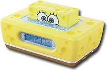 Electronics: Nickelodeon SpongeBob SquarePants Alarm Clock Radio NCR3020 SB