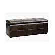 Wholesale Interiors OMY-153-J001-DK BRN Storage Bench