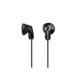 SONY Ultra-Lightweight Earbud Headphones Black Contemporary Styling Ultra-Lightweight
