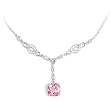 Womens Rosette Cubic Zirconia Necklace, Size: 16", 18" Womens Rosette Cubic Zirconia Necklace, Size: 16", 18"