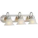 Allante Collection Indoor Lighting Satin Nickel Finish with Frosted G