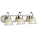 Allante Collection Indoor Lighting Satin Nickel Finish with Frosted G Image