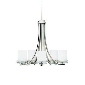 Kichler Lighting 1672NI 5-Light Hendrik Incandescent Chandelier, Brushed Nickel