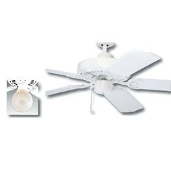 Broan 52inch, White with White Blades