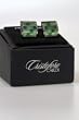 Cufflinks - Cristoforo Cardi Green Mosaic Catseye