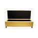 Light Brown Leather Bench Storage Ottoman By Wholesale Interiors