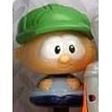 2006 Shelcore Shake 'N Bobbles Shape Sorter Dump Truck Driver Bobblehead Figurine