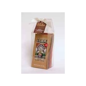 Fireside Gourmet Fat Free Hot Buttery Coffee 8 Pack Gift Set: Butter Rum, Vanilla Nut Fudge, Hazelnut Mocha, Coconut Creme, Chocolate Covered Cherry, Chocolate Mint, Chocolate Raspberry & Cinnamon Chocolate