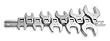 Westward 1EYD9 Crowfoot Wrench Set, SAE, 3/8 In Dr, 10 PC