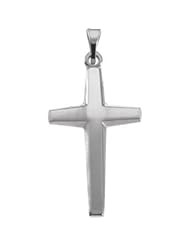 White Gold Cross Pendant