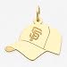 14K San Francisco Giants Lg Baseball Cap Charm