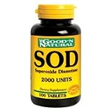 SOD (Superoxide Dismutase) - 100 tabs., (Good'n Natural)