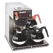 Bunn-O-Matic 12950.0212 12 Cup Coffee Brewer, 3 Lower Warmers, Automatic, Hot Water Faucet , Model CWTF15-3