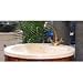 Bristol and Bath Vintage travertine wash basin with single hole VIN-M