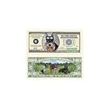 Novelty & Fake Money Mini Schnauzer Million Dollar Bill (pack Of 100) Pack of 100 pcs