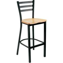 Click here to buy Richardson Ladder Back Series - 30 Bar Stool: Mahogany by Richardson.