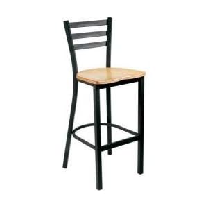 Richardson Ladder Back Series - 30 Bar Stool: Mahogany by Richardson