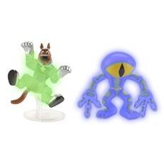 Scooby Doo Mystery Mates Glow in the Dark - Astro Scooby & Skeleton Man