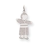 Genuine IceCarats Designer Jewelry Gift Sterling Silver China Doll Cuddle Charm