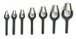Westward 2AJK9 Arch Punch Set, 1/4 To 7/8 In, 7 Pc