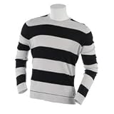  : Kangol Stripe Knit Black/Grey Large