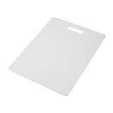 Farberware Non-Slip Poly Cutting Board, 11-Inch-by-14-Inch, White
