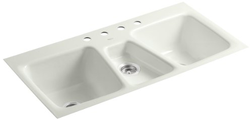Kohler K-5893-4-NY Trieste Tile-In Drilling Dune