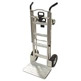 Cosco 12301ABL1D - 3-in-1 Convertible Truck, 800-1000lb Capacity, 20-1/2wx21-1/4dx47-4/5h, Aluminum