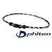 PHI-TEN Titanium Necklace, Camouflage in Black and Grey, 18 Inches